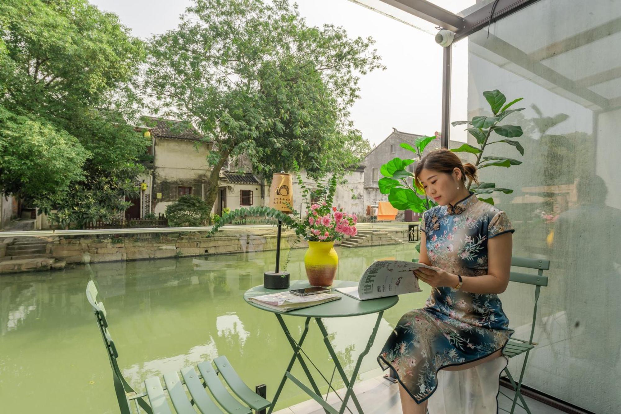 Tongli Slowlife River View Inn Tô Châu Ngoại thất bức ảnh