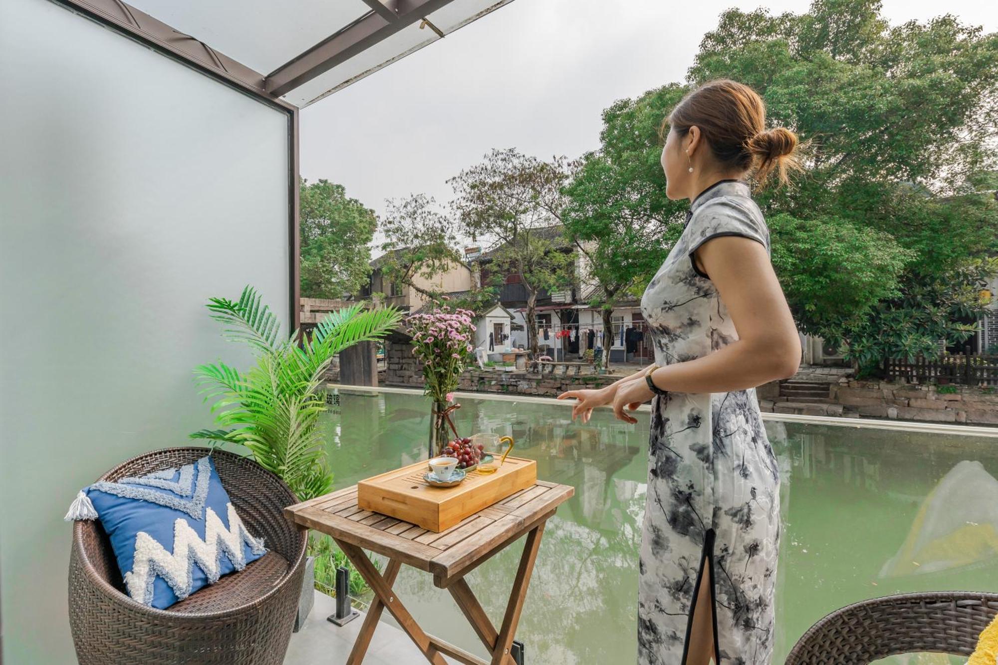Tongli Slowlife River View Inn Tô Châu Ngoại thất bức ảnh