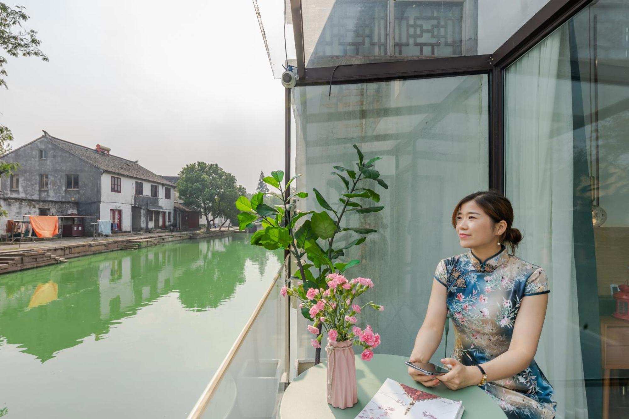 Tongli Slowlife River View Inn Tô Châu Ngoại thất bức ảnh