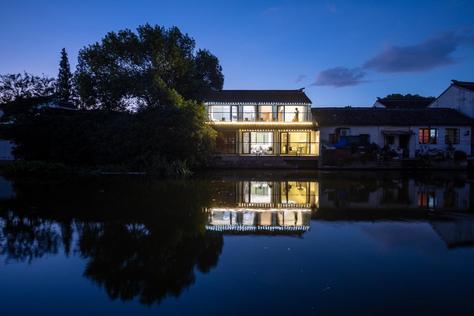 Tongli Slowlife River View Inn Tô Châu Ngoại thất bức ảnh