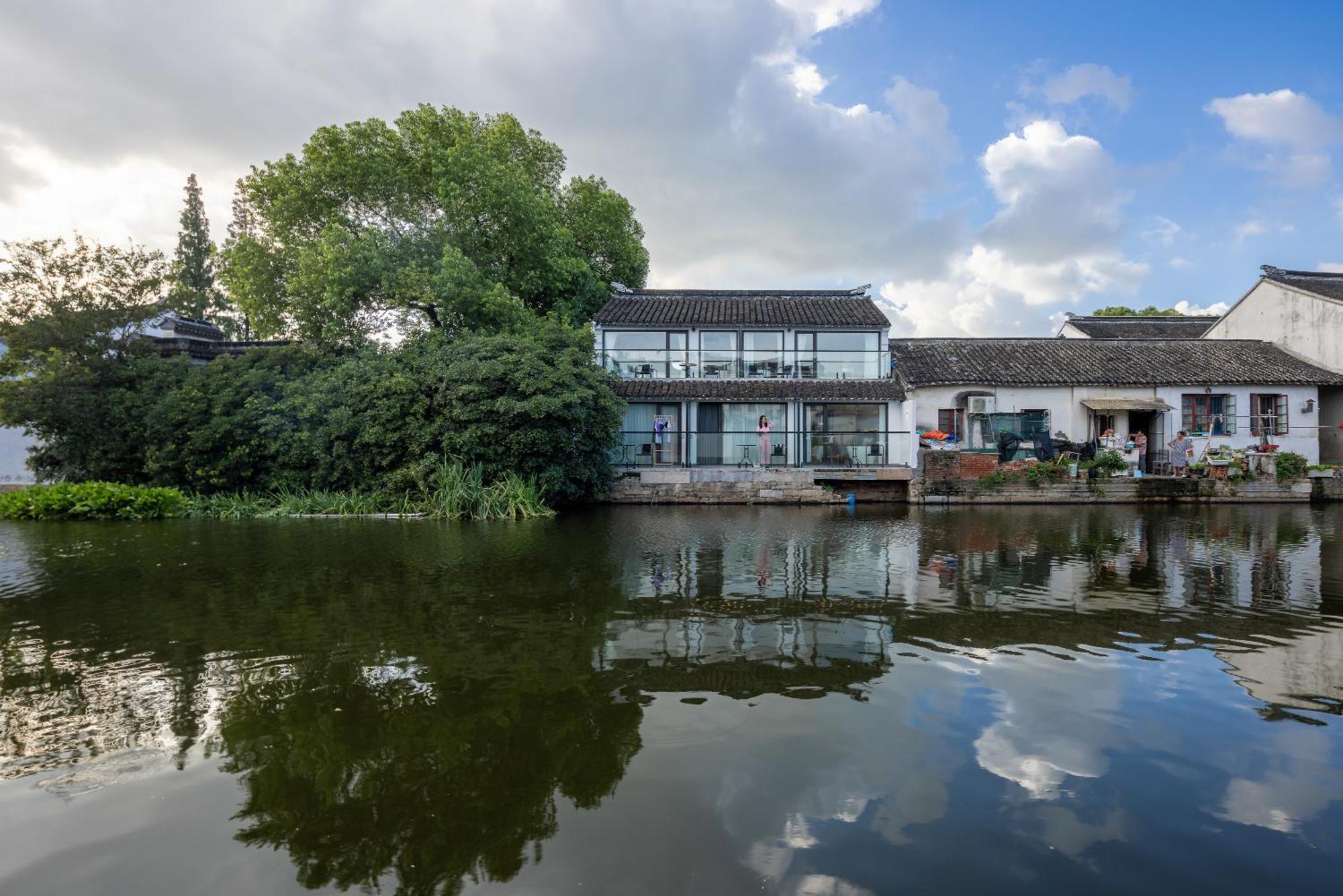Tongli Slowlife River View Inn Tô Châu Ngoại thất bức ảnh
